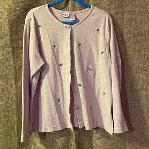 Capacity Knits embroidered sweater - Size XL